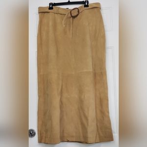 Vintage DKNY Leather Skirt Sold